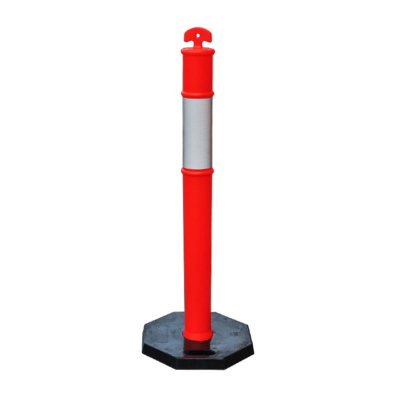 TS001 เสากำหนดเส้นจราจรแบบยืดหยุ่น PE