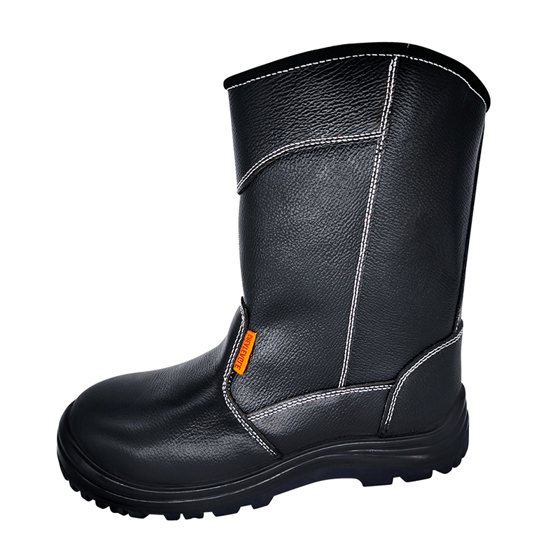 รองเท้าป้องกันหนัง Full Grain ที่ทนต่อการสึกหรอสูง SS360