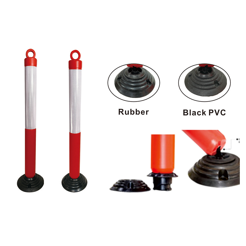 เสาเตือนแบ่งเลนแบบพกพา TS008